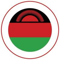 bandeira do malawi Projeto forma. malawi bandeira forma. vetor