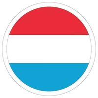 Luxemburgo bandeira forma. bandeira do Luxemburgo Projeto forma vetor