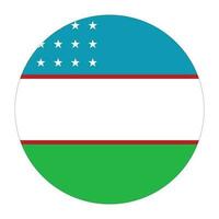 bandeira do uzbequistão. uzbequistão bandeira dentro forma vetor