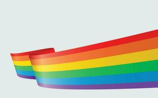 lgbt bandeira cor comunidade gay e lésbica vetor