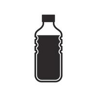 garrafa do água ícone. álcool beber símbolo. plano vetor ilustração