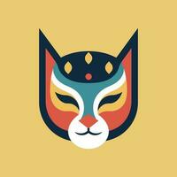 gato logotipo ilustração vetor Projeto