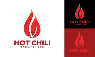 quente Chile logotipo Projeto conceito vetor modelo. picante Pimenta logotipo ícone Prêmio vetor