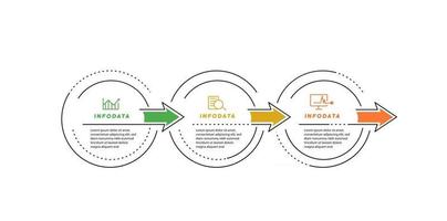 elementos de design de infográficos de negócios gráfico de marketing moderno e diagramas de barras de gráficos vetor