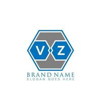 vz criativo minimalista carta logotipo. vz único moderno plano abstrato vetor carta logotipo Projeto.