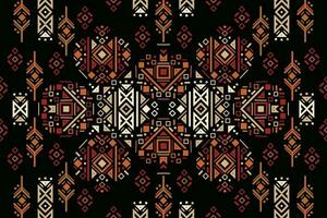 tribal étnico desatado listrado padronizar dentro asteca estilo. ikat geométrico folk decoração vetor