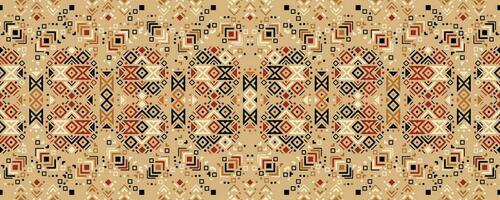 tribal étnico desatado listrado padronizar dentro asteca estilo. ikat geométrico folk decoração vetor