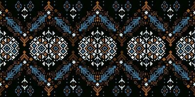 tribal étnico desatado listrado padronizar dentro asteca estilo. ikat geométrico folk decoração vetor