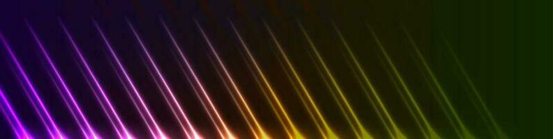 colorida néon laser raios linhas abstrato fundo vetor