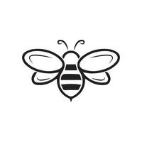 criativo abelha abstrato logotipo Projeto vetor