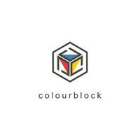 blockchain logotipo modelo. tecnologia vetor Projeto. criptomoeda ilustração. excepcional profissional elegante na moda impressionante artístico ícone logotipo. bloco de cores