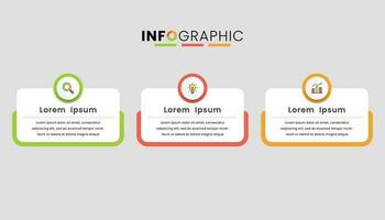 infográfico modelo Projeto para o negócio apresentação vetor