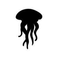 medusa ícone vetor. mar vida ilustração placa. oceano símbolo ou logotipo. vetor