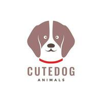 animal animais de estimação cachorro cabeça beagle desenho animado mascote fofa logotipo Projeto vetor