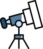design de ícone de vetor de telescópio