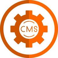 cms vetor ícone Projeto