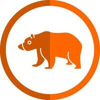 design de ícone de vetor de urso