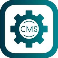 cms vetor ícone Projeto