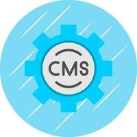 cms vetor ícone Projeto