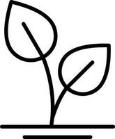 design de ícone de vetor de planta