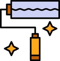 design de ícone de vetor de rolo de pintura