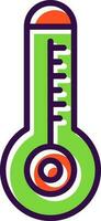 design de ícone de vetor de termômetro