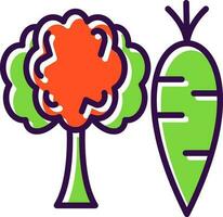 design de ícone de vetor vegetal