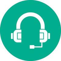 design de ícone de vetor de fone de ouvido