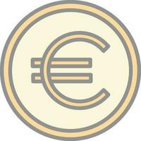 euro moeda vetor ícone Projeto