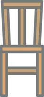 design de ícone de vetor de cadeira