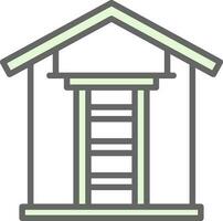 design de ícone de vetor de escada