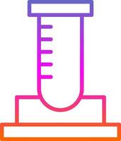 design de ícone de vetor de tubo de ensaio