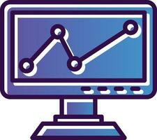 design de ícones vetoriais analíticos vetor