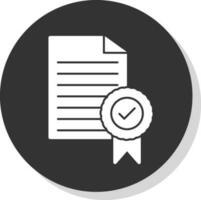 certificado artista vetor ícone Projeto