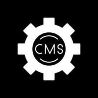 cms vetor ícone Projeto