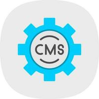 cms vetor ícone Projeto