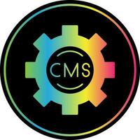 cms vetor ícone Projeto