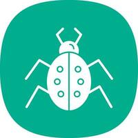 design de ícone de vetor de bug