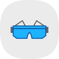 segurança óculos vetor ícone Projeto