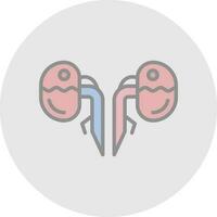 design de ícone de vetor de rins