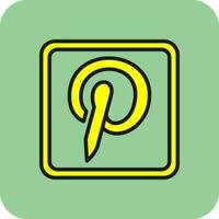 pinterest logotipo vetor ícone Projeto
