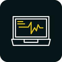 ecg vetor ícone Projeto