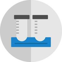 design de ícones vetoriais de tubos de ensaio vetor