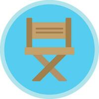 design de ícone de vetor de cadeira de diretor