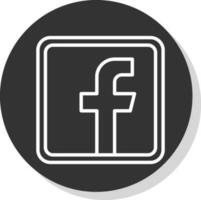 Facebook logotipo vetor ícone Projeto