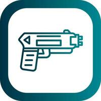 design de ícone de vetor de arma de choque