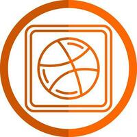 drible logotipo vetor ícone Projeto