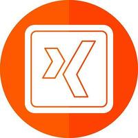 xing logotipo vetor ícone Projeto