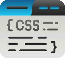 css codificação vetor ícone Projeto