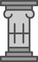 design de ícone de vetor de coluna